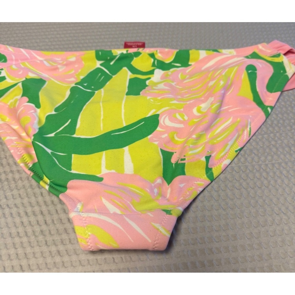 Lilly Pulitzer Bandeau Fan Dance Strappy Hipster Bikini Bottom SZ Large‎ - Picture 13 of 14
